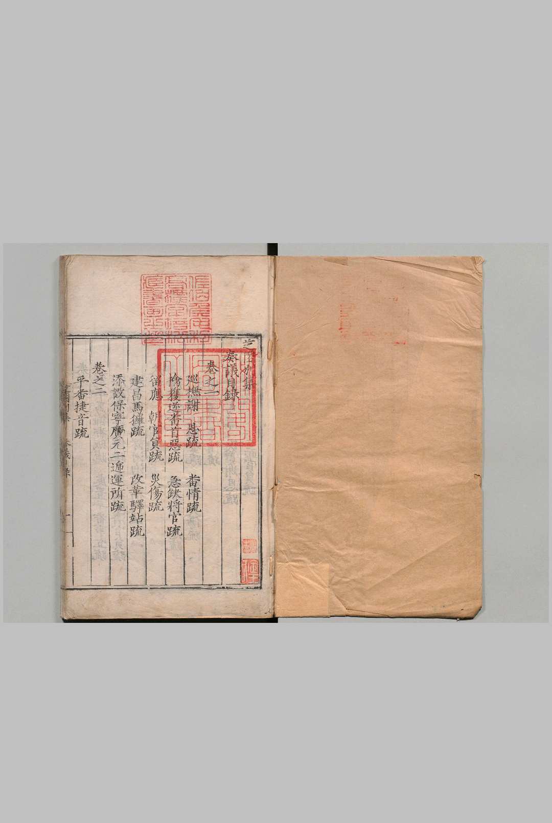 芝园别集 奏议５卷 公移５卷 张时彻 明刊本