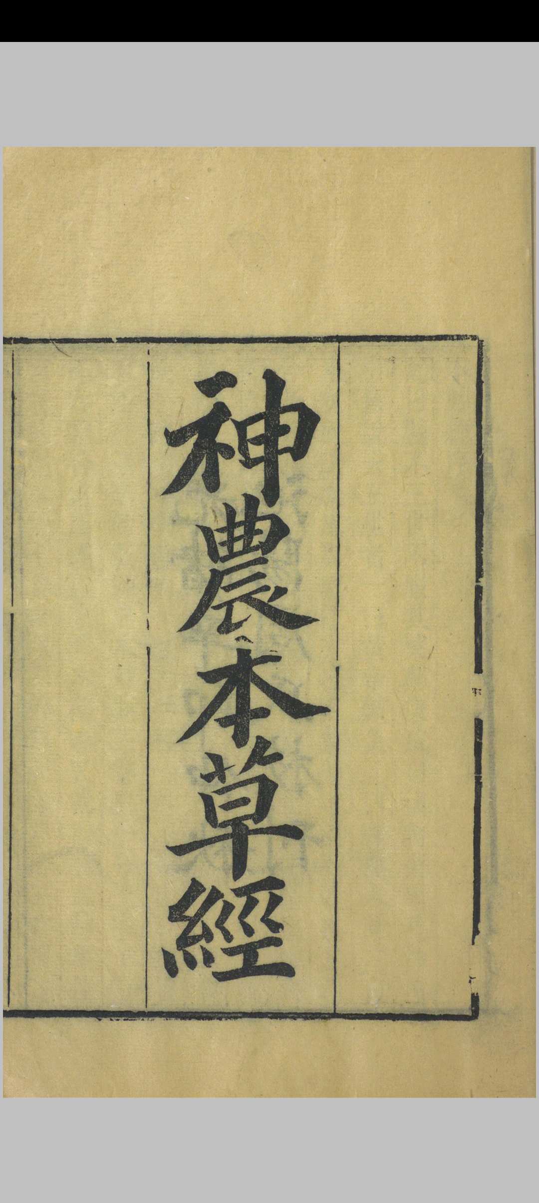 神农本草经