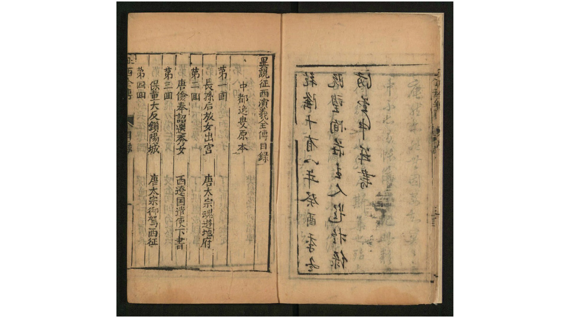 异说征西演义全传40卷40回.题中都逸叟原本.徇庄主人编次 清乾隆间刊本