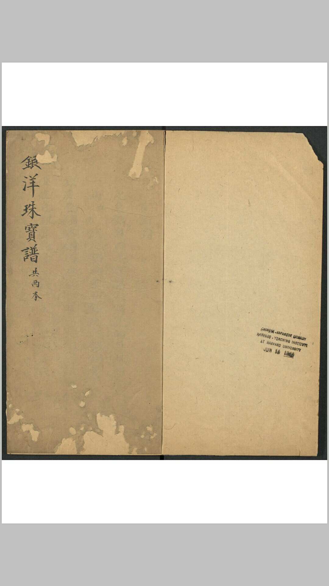 银洋珠宝谱 钞本 清末至民国间