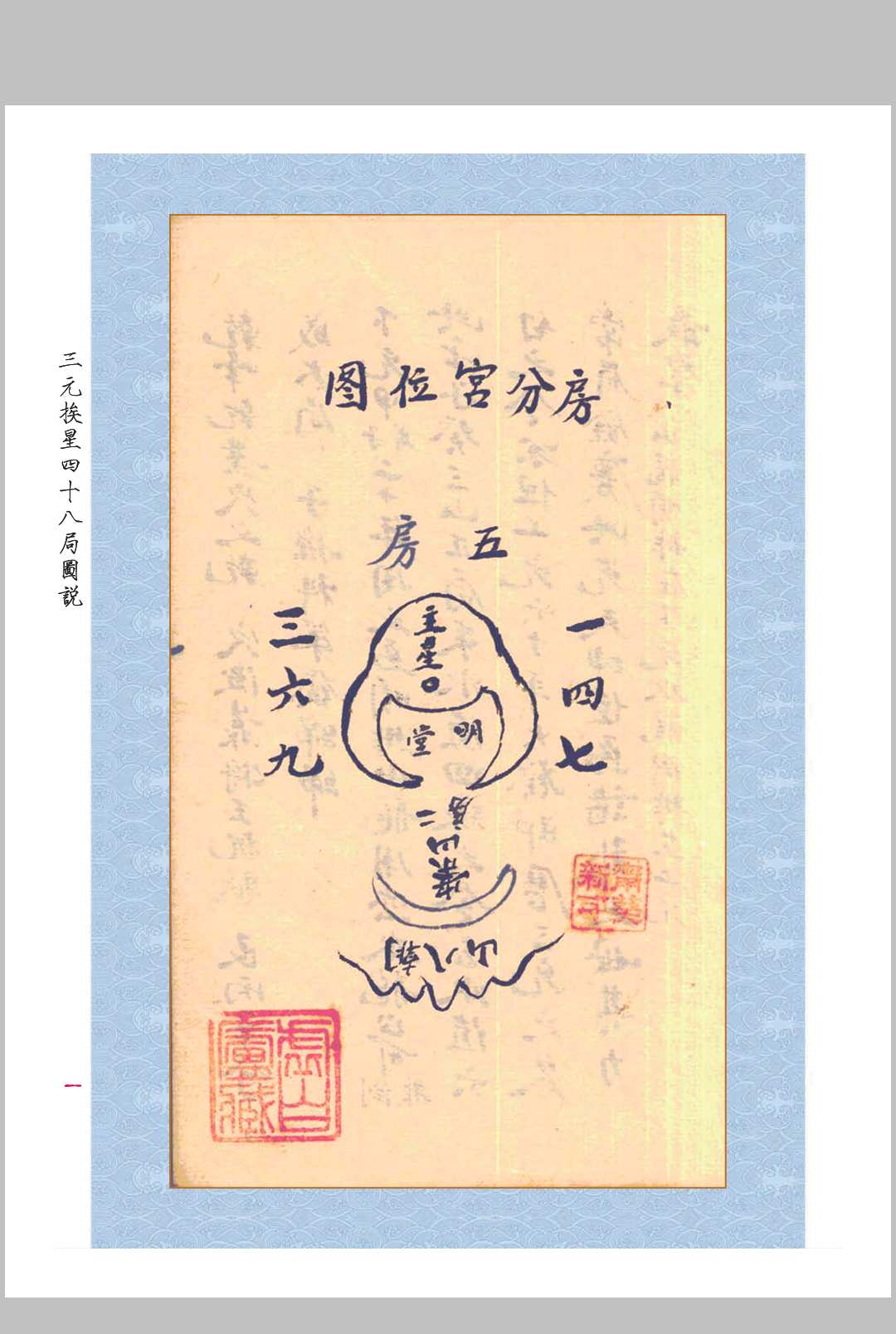 《三元玄空挨星四十八局图说》