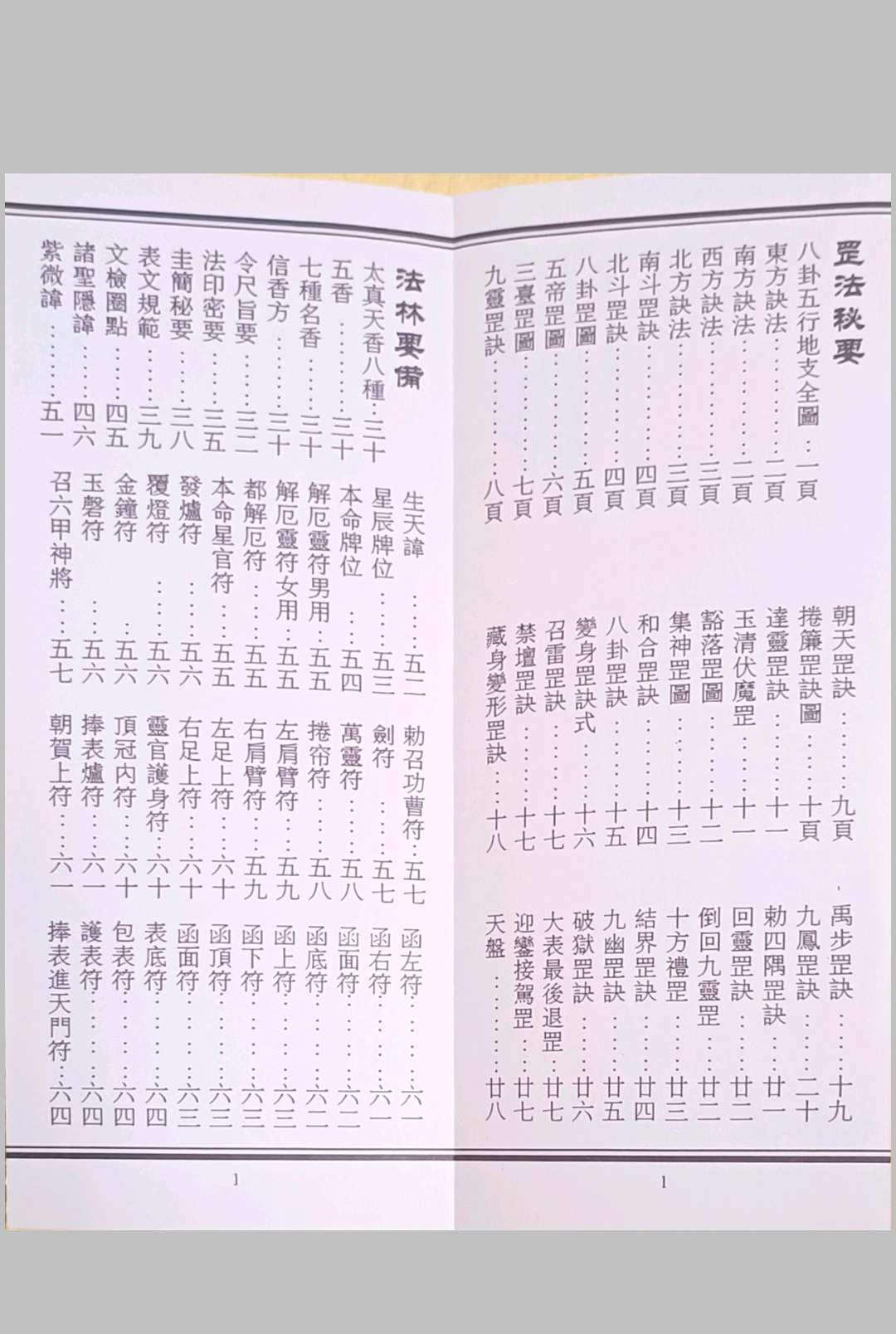 全真秘旨  罡法秘要  法林备要 诸真宫阙