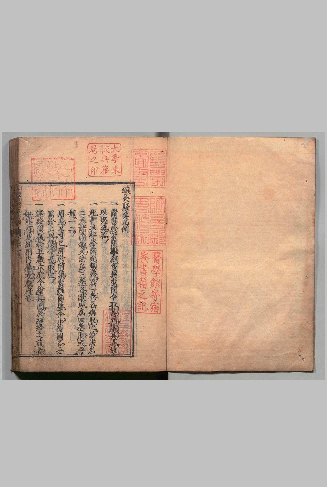 针灸聚英发挥 ８卷 高武（明）刊本 ,江户