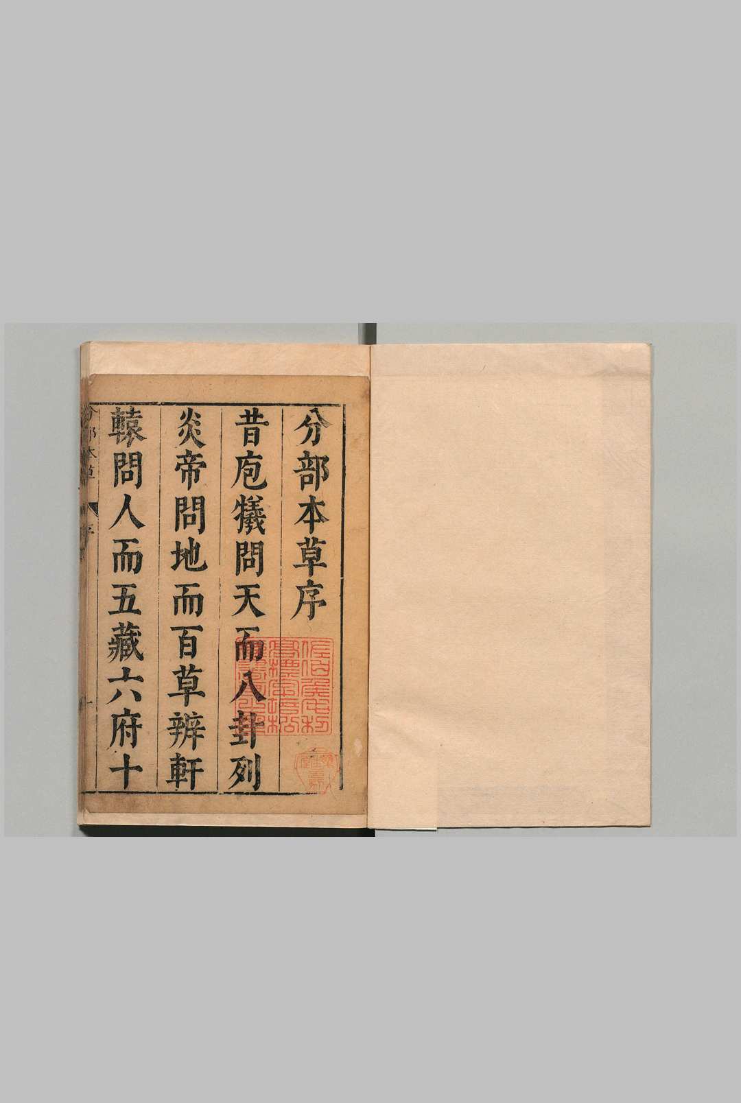 分部本草妙用 顾逢伯 明崇祯3年