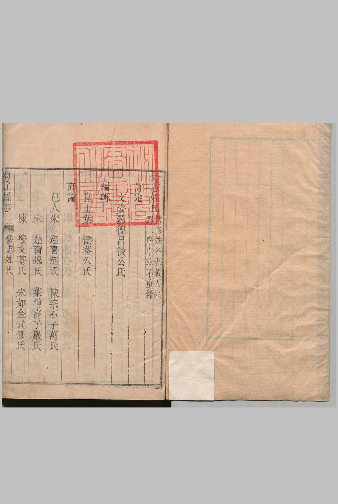 商丘县志 20卷 刘德昌 清康熙44年