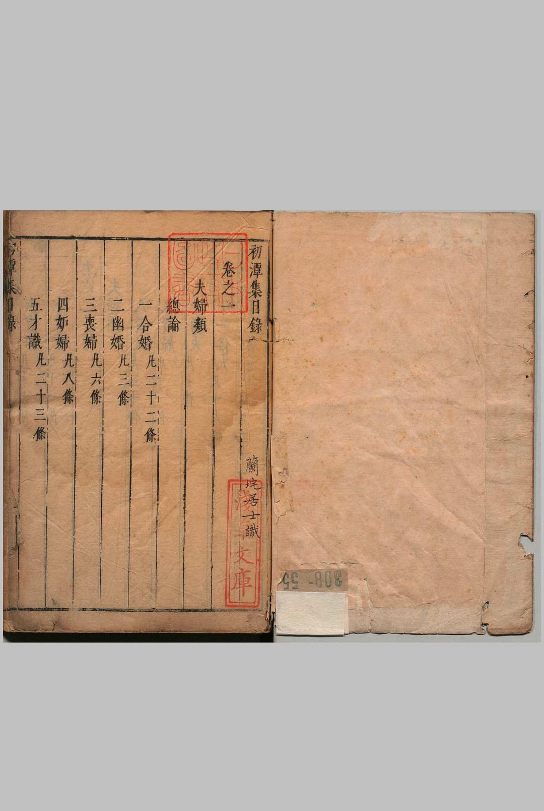 初潭集 10卷 李贽（明）王克安（明）刊本 ,明末
