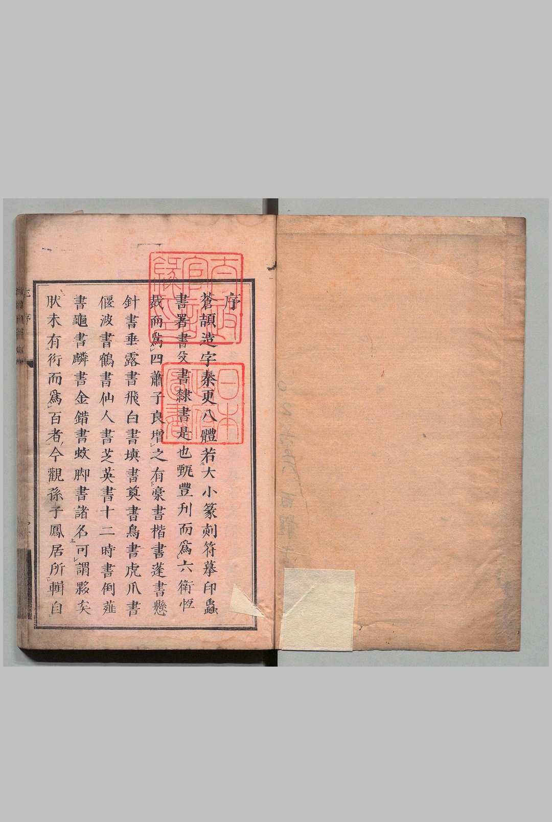 历朝圣贤篆书百体千字文 孙枝秀（清）福本虎藏