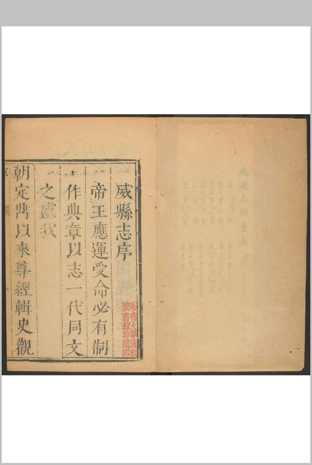 威县志  16卷 李之栋纂修.民国间 [between 1912 and 1949]