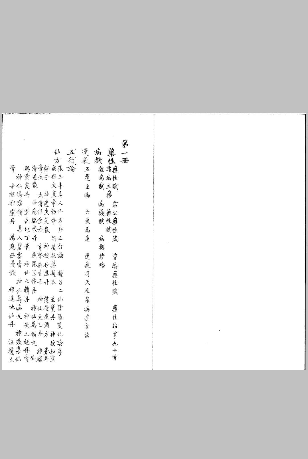 类编药性脉法方论 三十卷