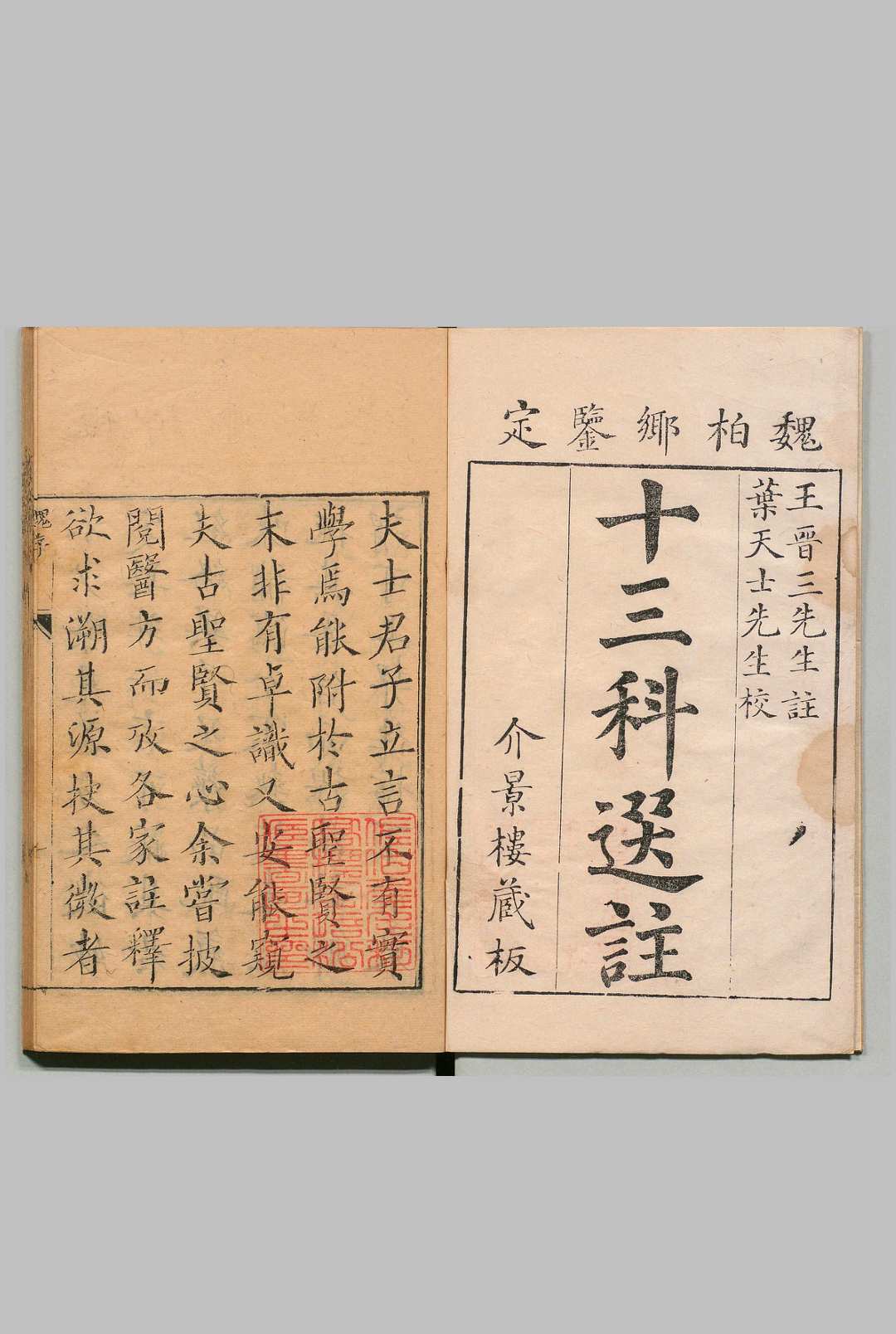 绛雪园古方选注 王子接 ,清雍正间