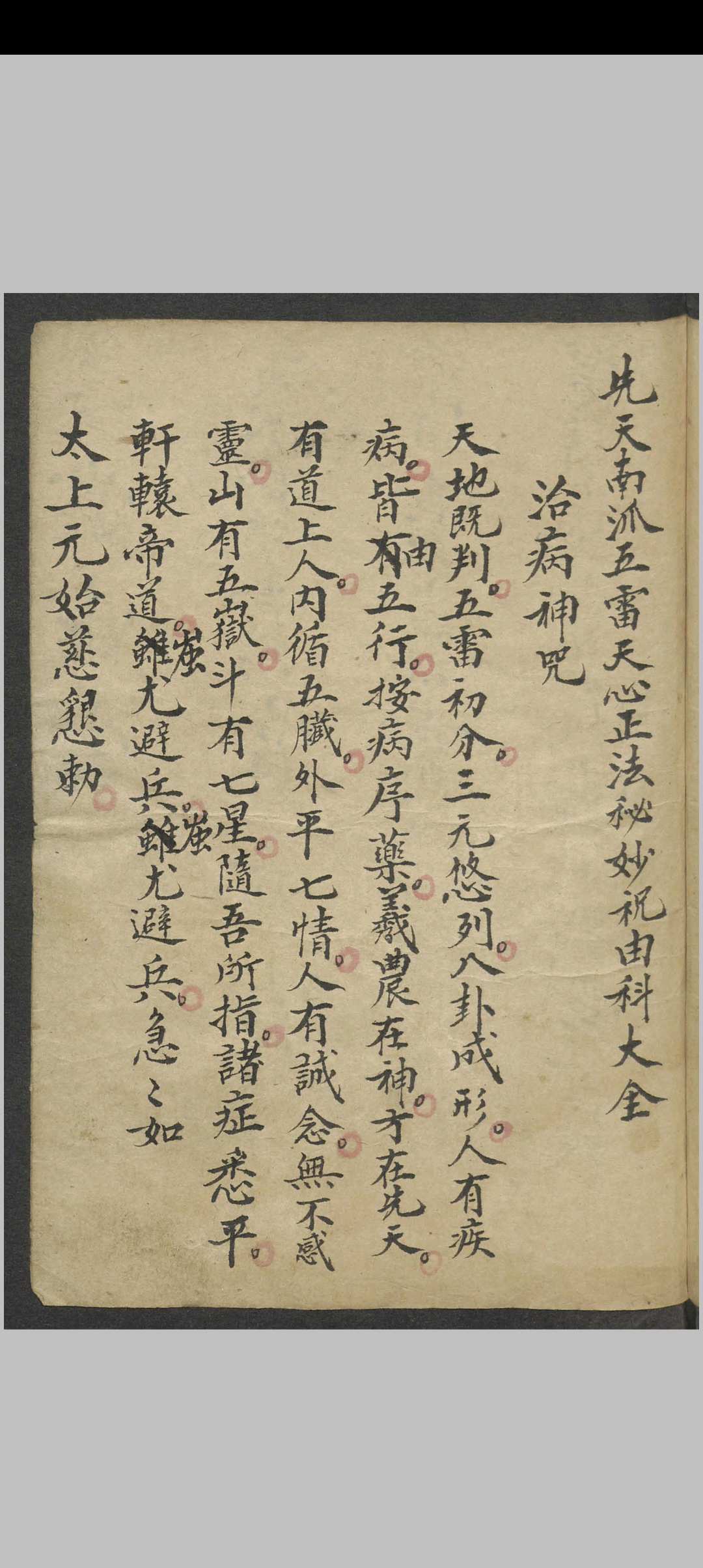 祝由科大全 , 1900