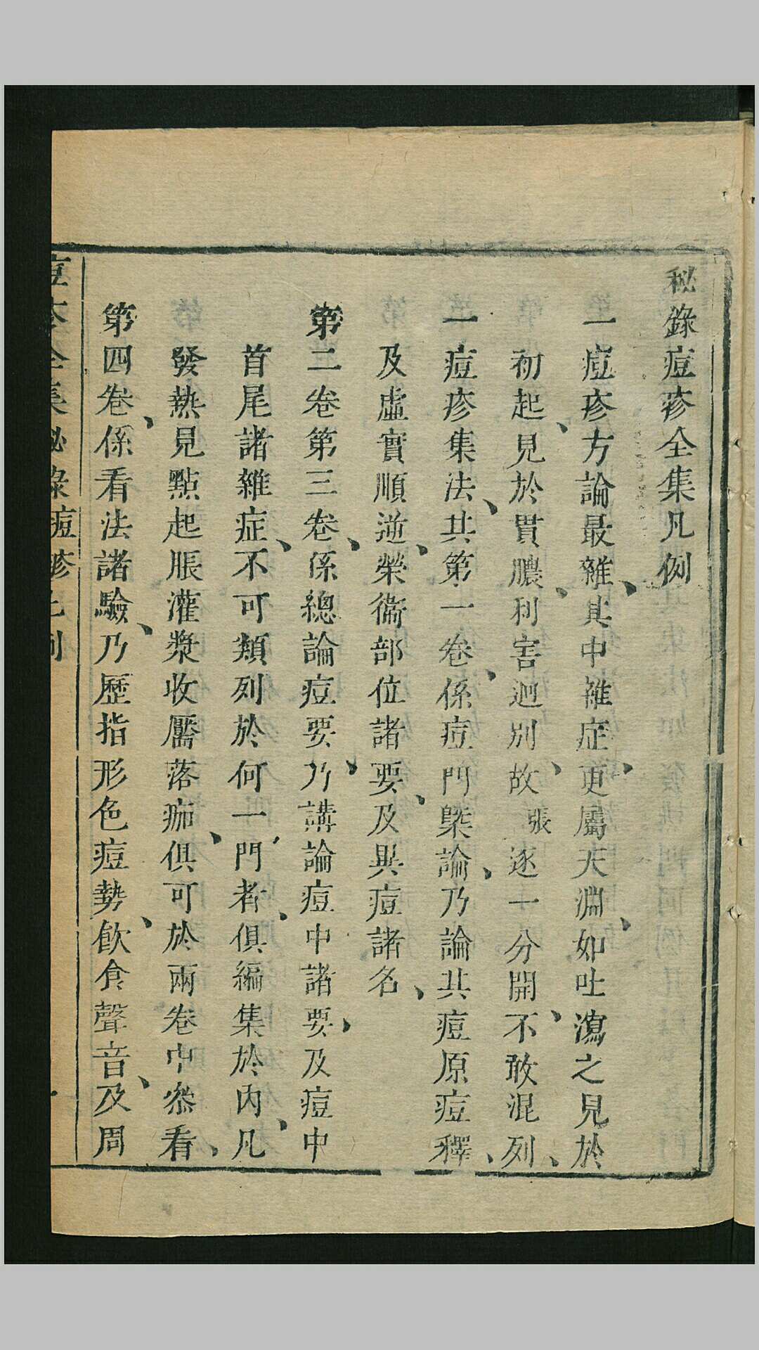 秘录痘疹全集15卷.清.冯兆张纂辑.清康熙41年刊本