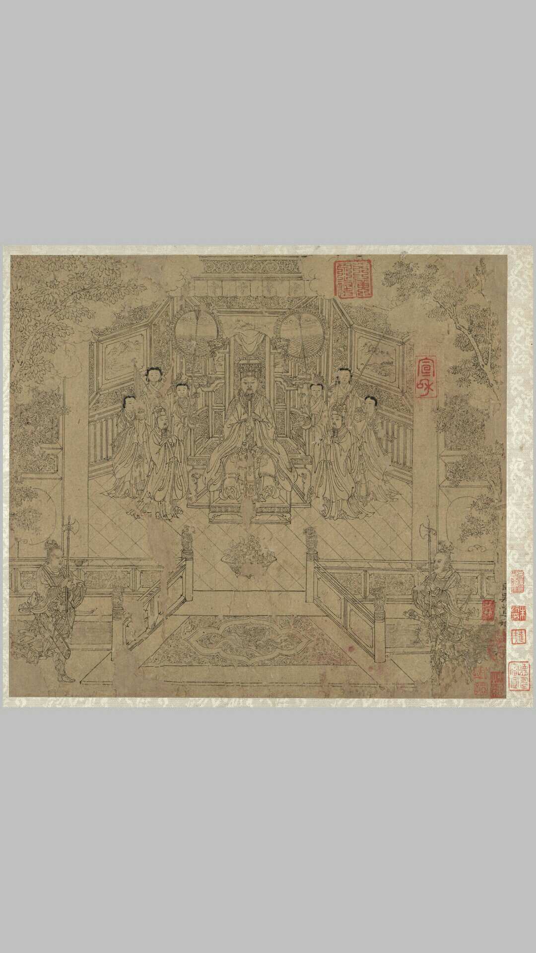 道子墨宝.图册.五十页.宋.纸本白描.美国克里夫兰美术馆藏