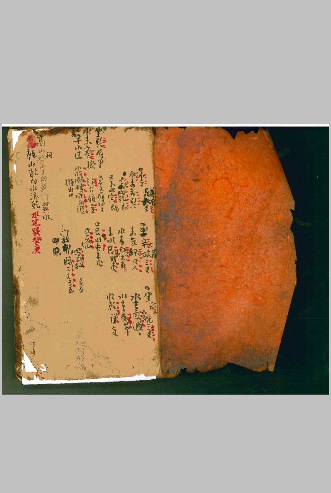 廖腾高 阴阳宅地理撮要 清抄本  廖氏家藏