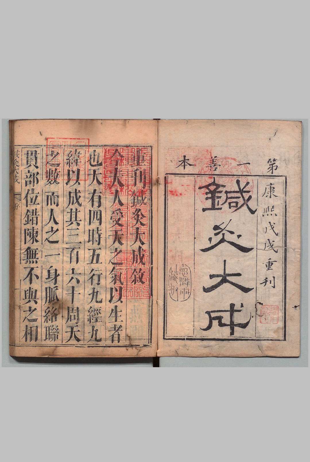 针灸大成 10卷 杨继洲 李月桂 ,清康熙57年