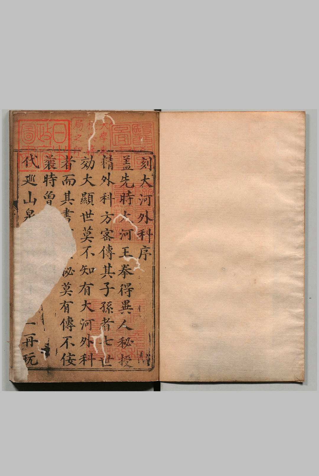 大河外科 ２卷 王拳 明刊本