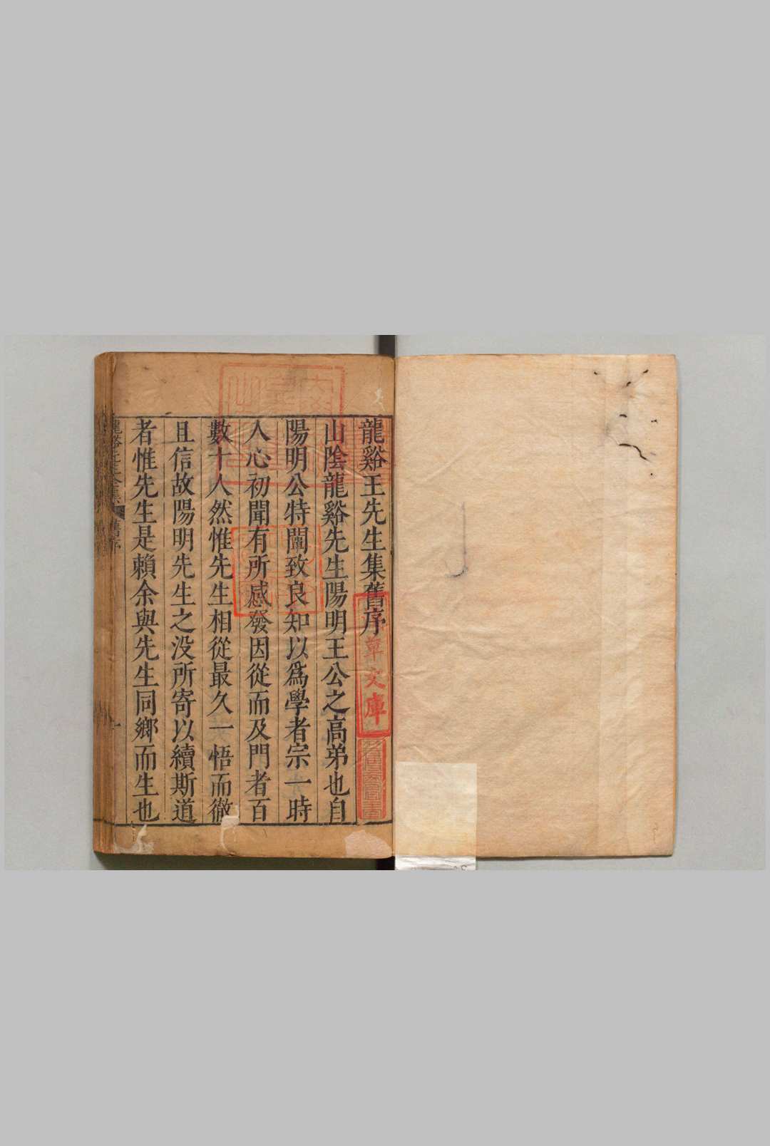 龙溪王先生全集 20卷 大象义述１卷 附１卷 王畿 丁宾 明万历47年