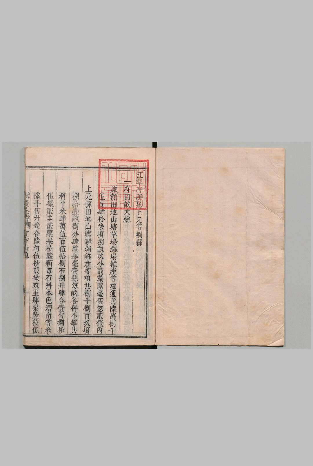 江宁府赋役全书 王弘祚（清）