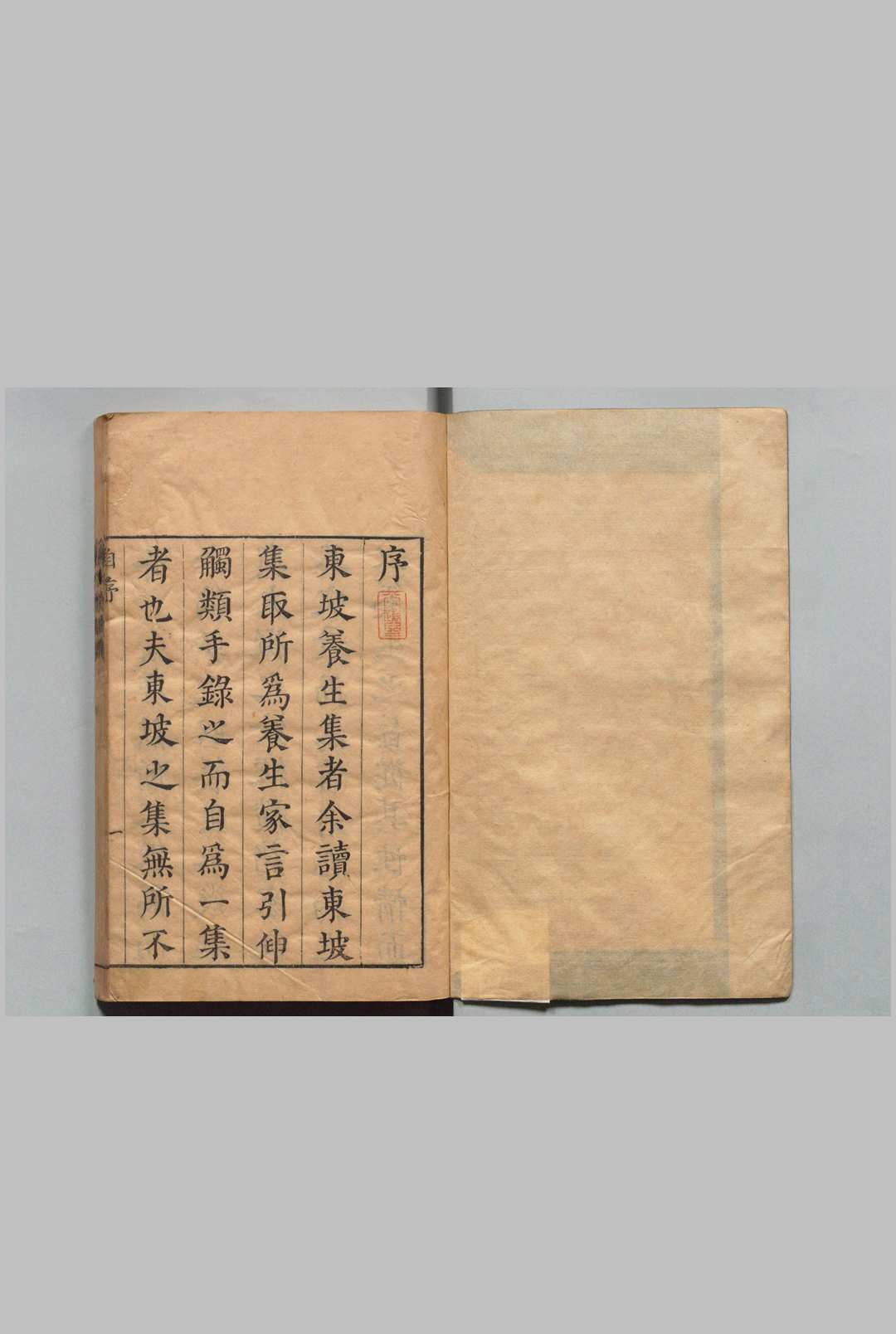 东坡养生集 12卷 王如锡,明崇祯8年