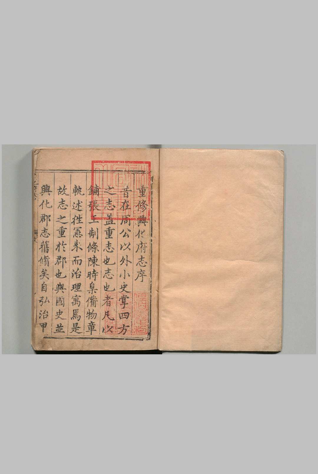 兴化府志 26卷 康大和 明万历3年