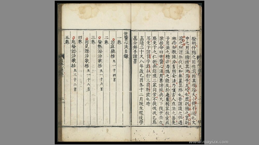 痘疹世医心法  明  万全