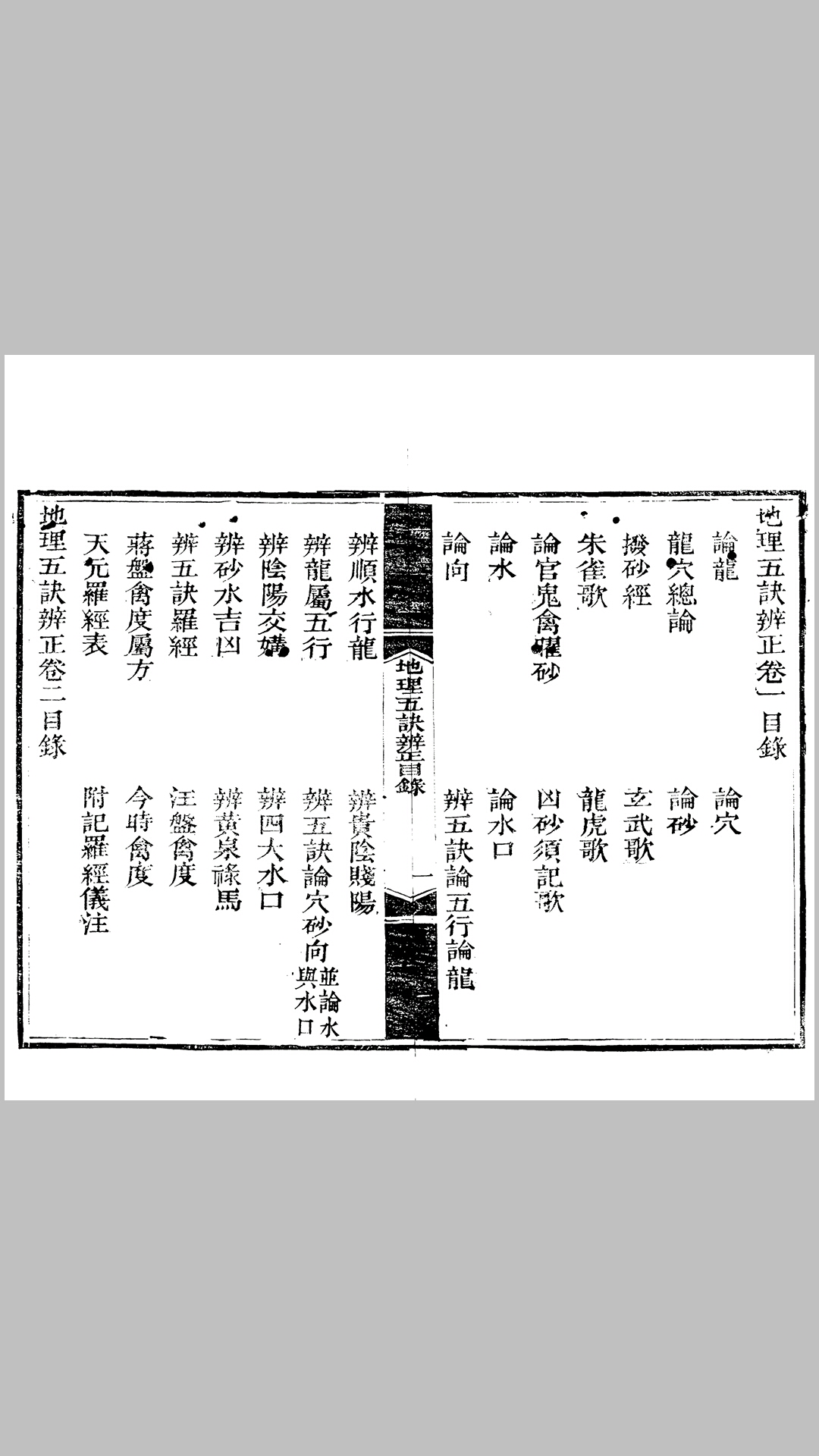 《地理五诀辨正》四卷