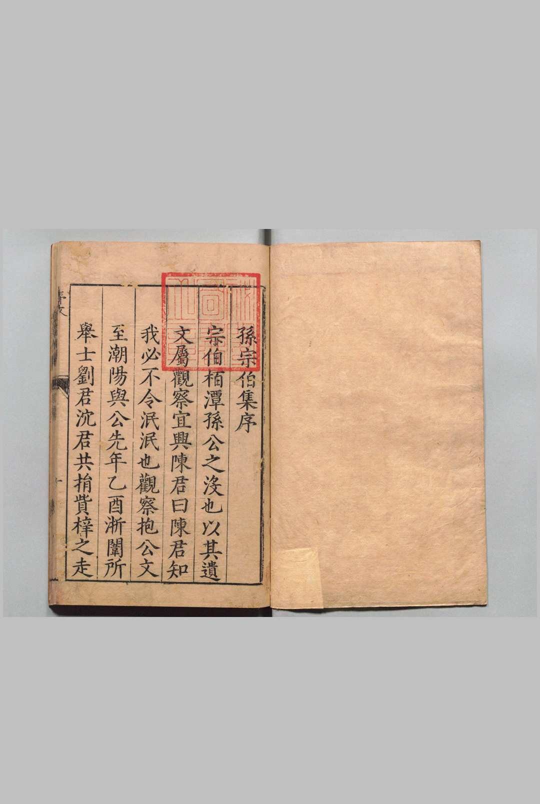 孙宗伯集 10卷 孙继皐 明万历间