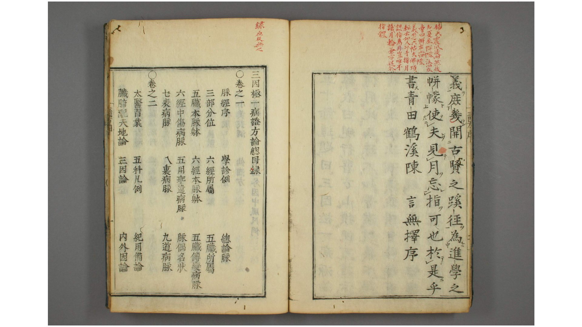 三因极一病证方论. 总目录 卷1-18 陈言 编