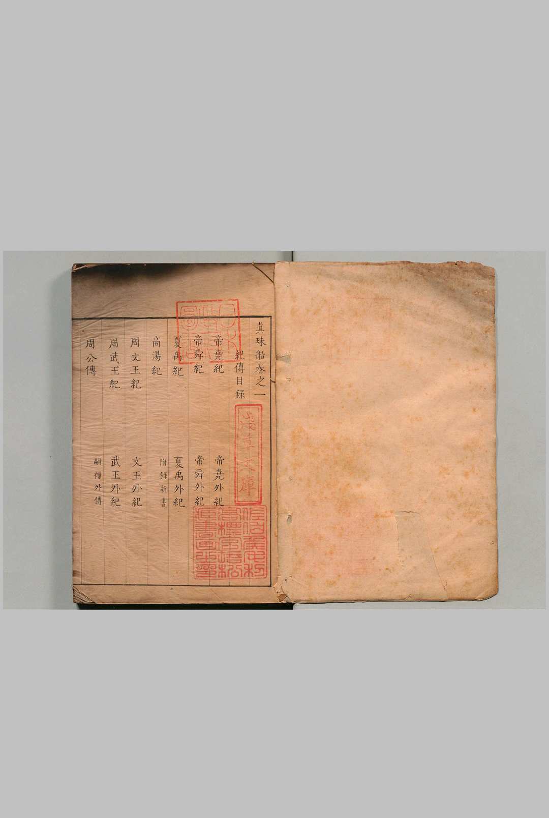 真珠船 20卷  黄焜 明刊本