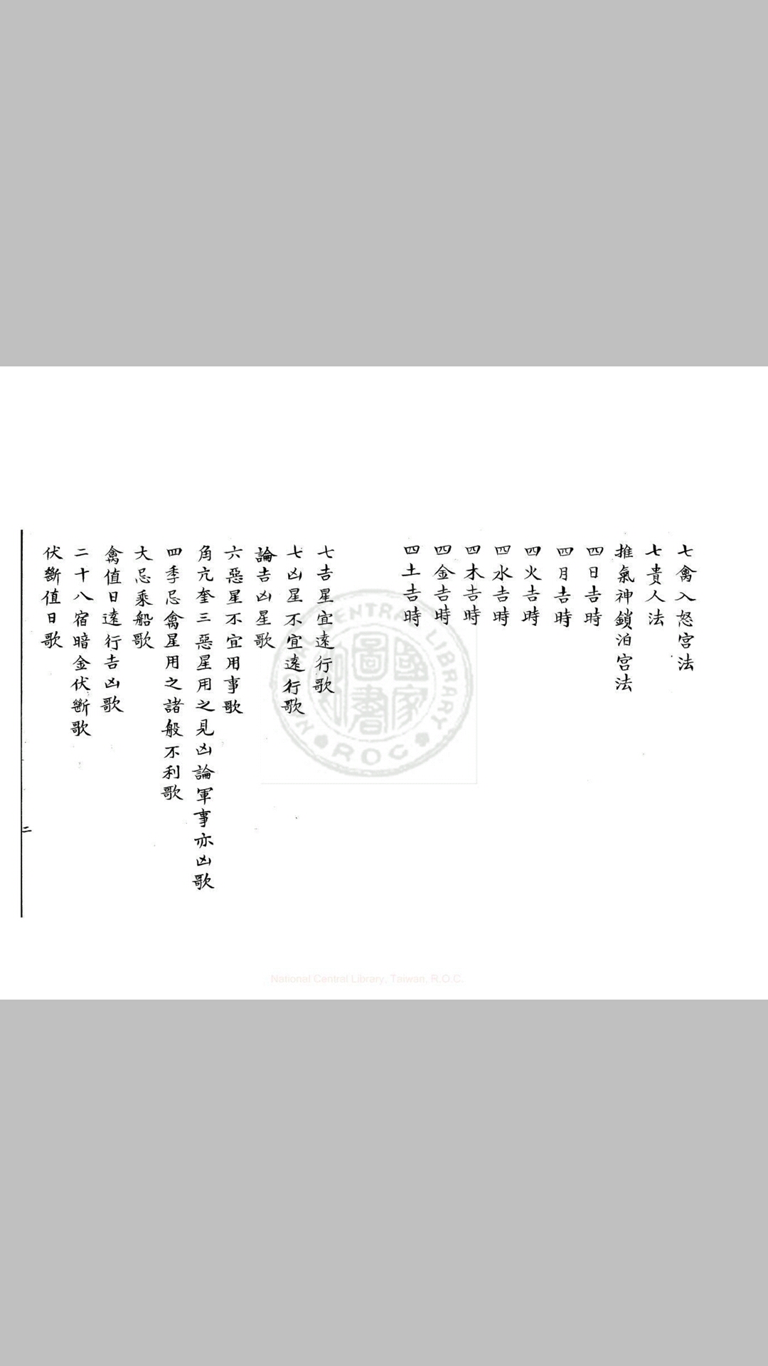 兵禽捷要（术数）