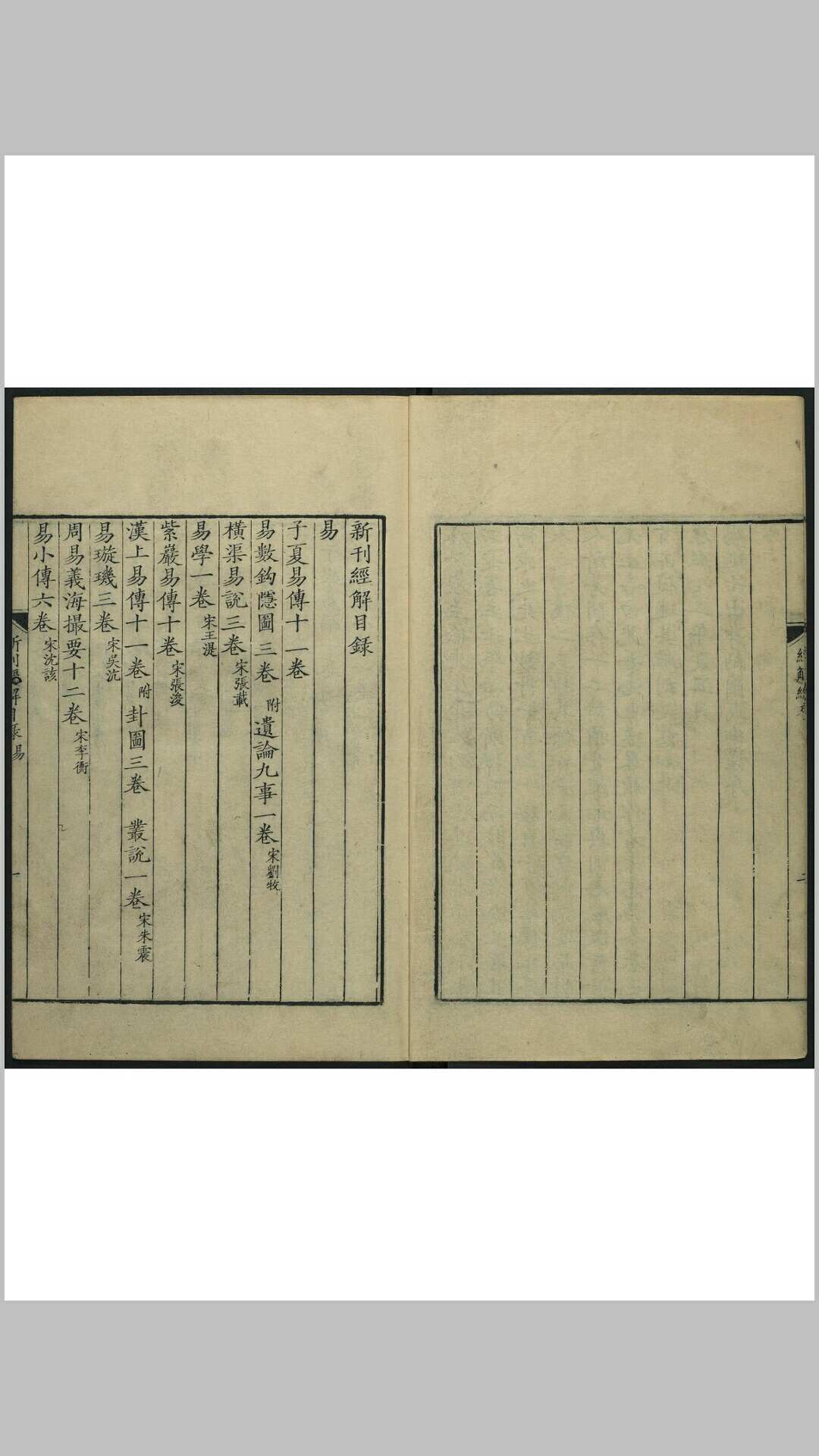 子夏易传 十一卷 卜商撰. 通志堂, 清康熙19年