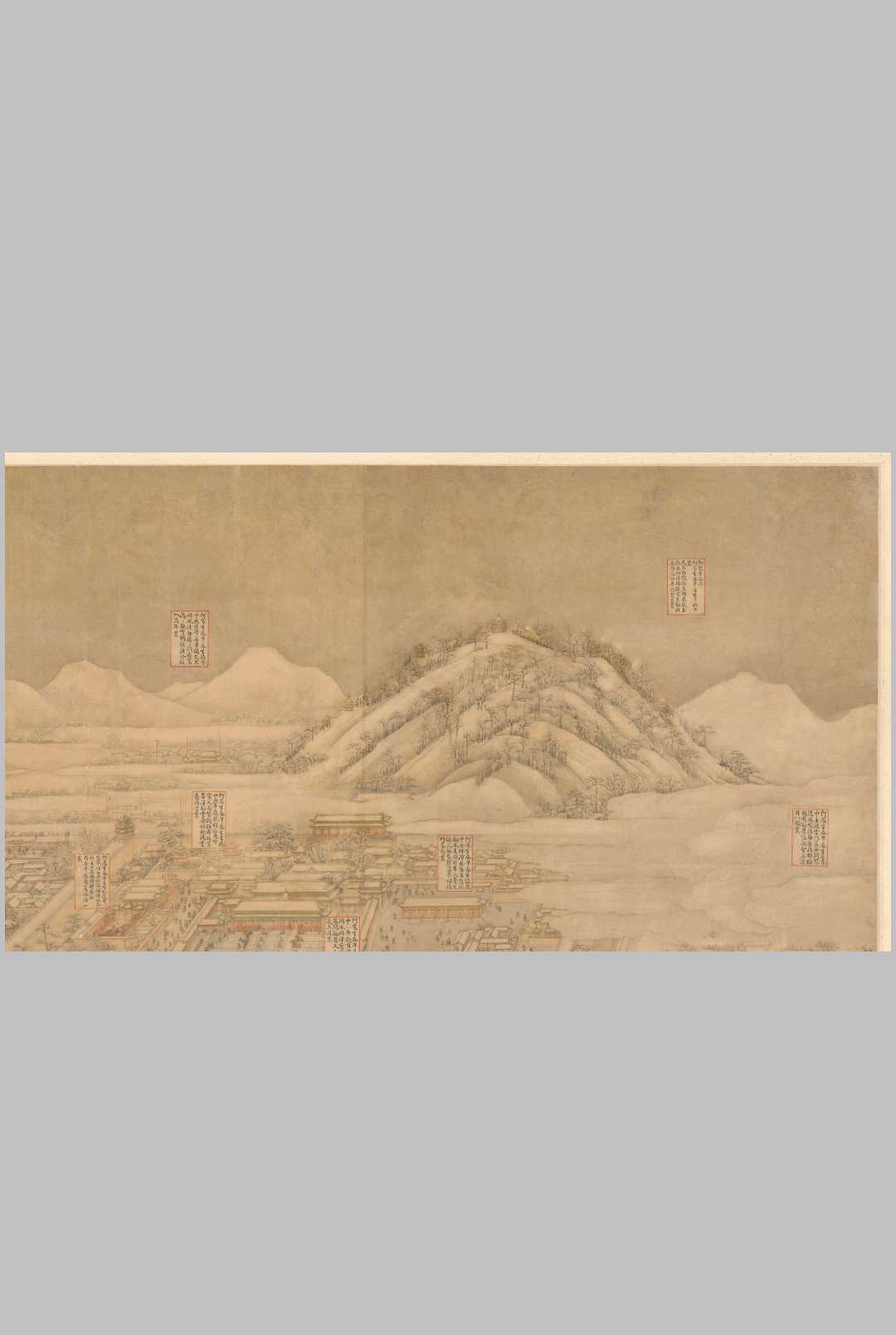 京师生春诗意图轴.清.徐扬绘.18442×19967像素.清乾隆三十二年绢本设色