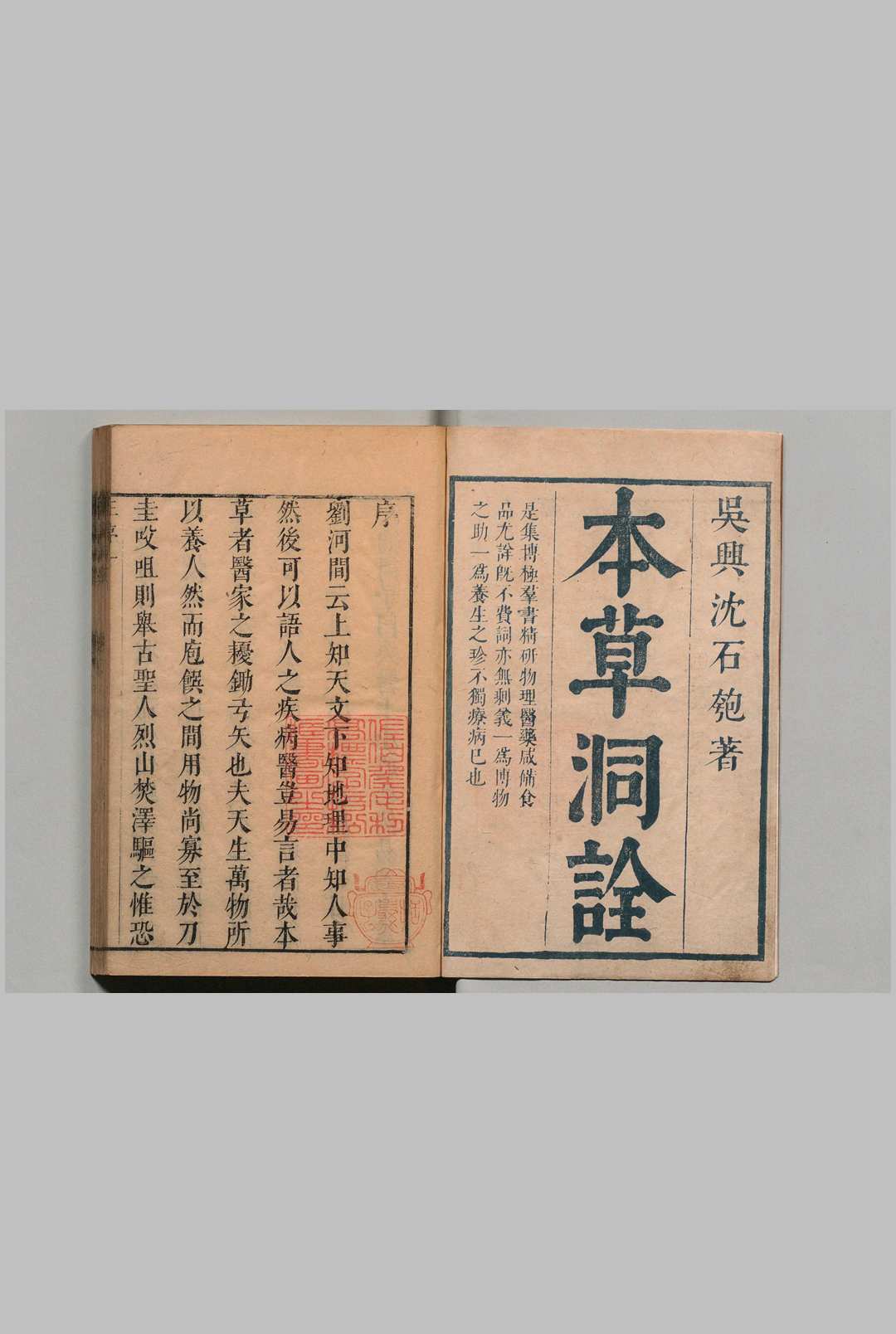 本草洞诠 沈穆 顺治18年
