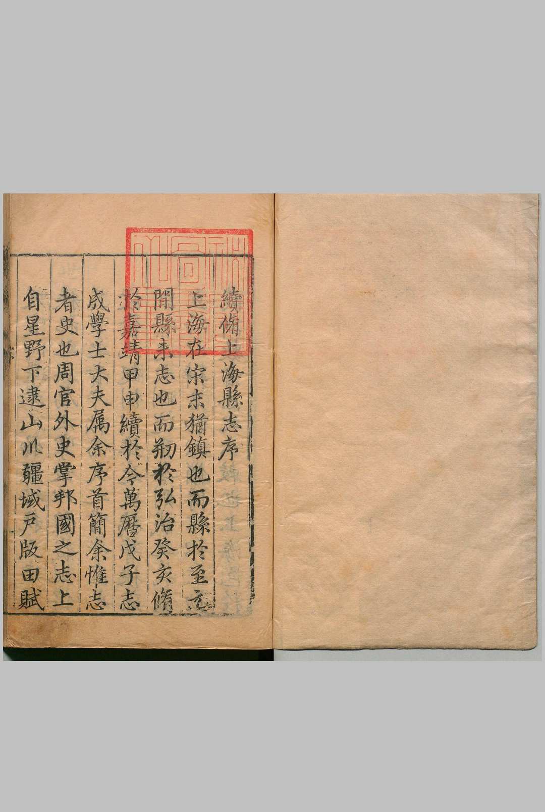 上海县志 10卷 张之象 明万历16年
