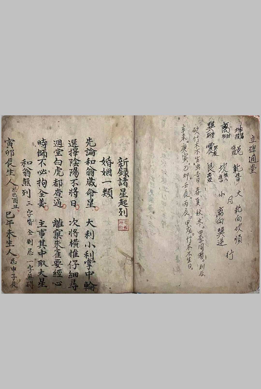 新录诸星起例