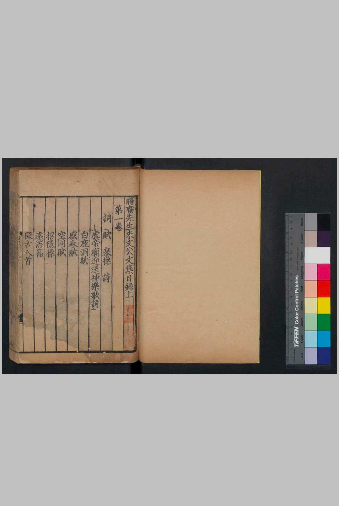 晦庵先生朱文公文集 一百卷 续集 十一卷 别集 十卷 (宋) 朱熹 撰 元刊明代递修本