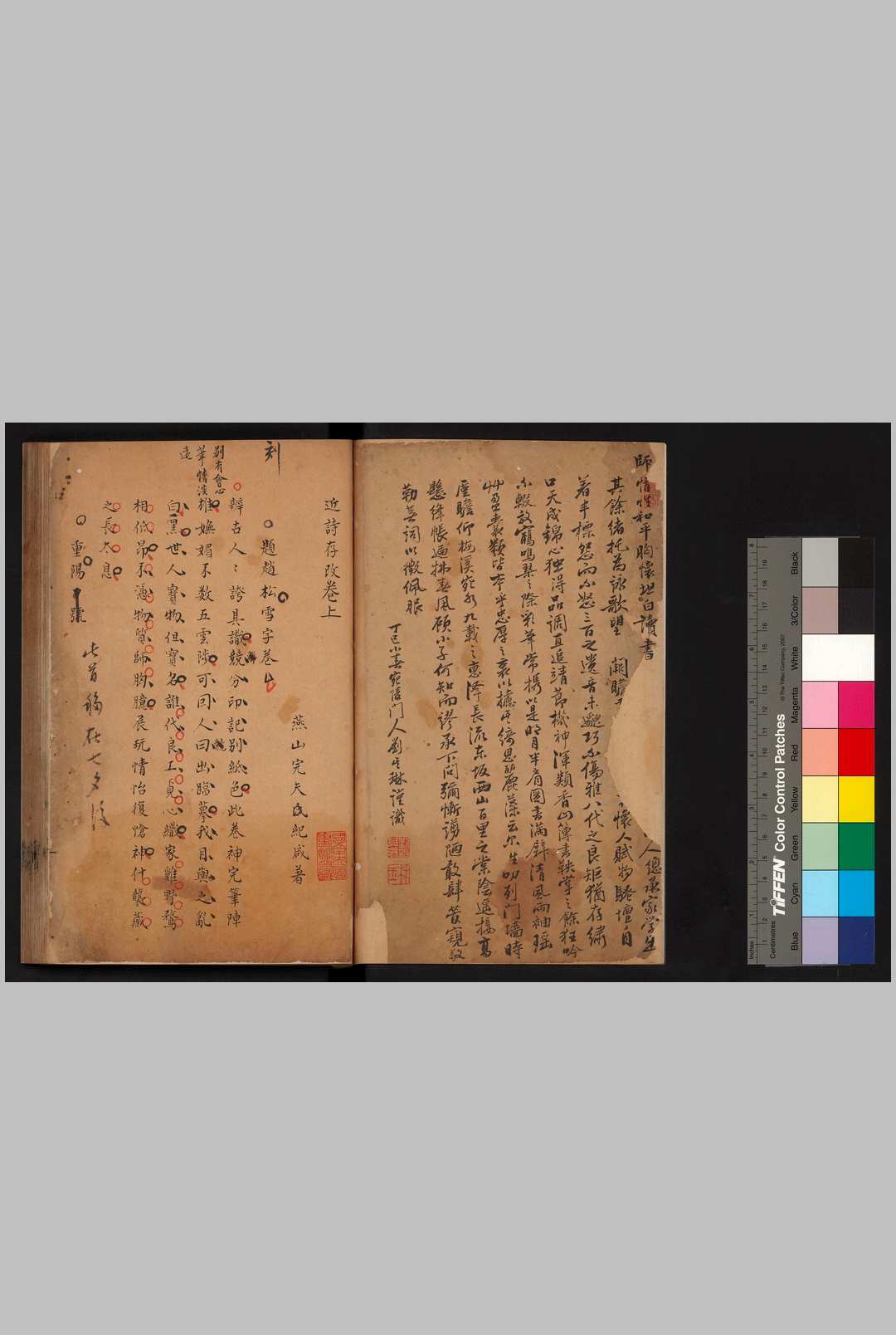 研痴诗稿二卷 (清) 纪咸 撰 稿本 (清)刘其琳手书识语