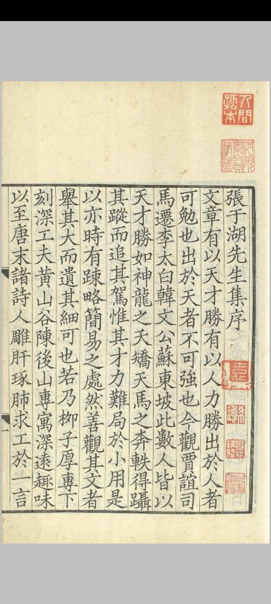 于湖居士文集 四十卷 附录一卷 (宋) 张孝祥 撰 南宋嘉泰间刊本 近人袁克文手书题记