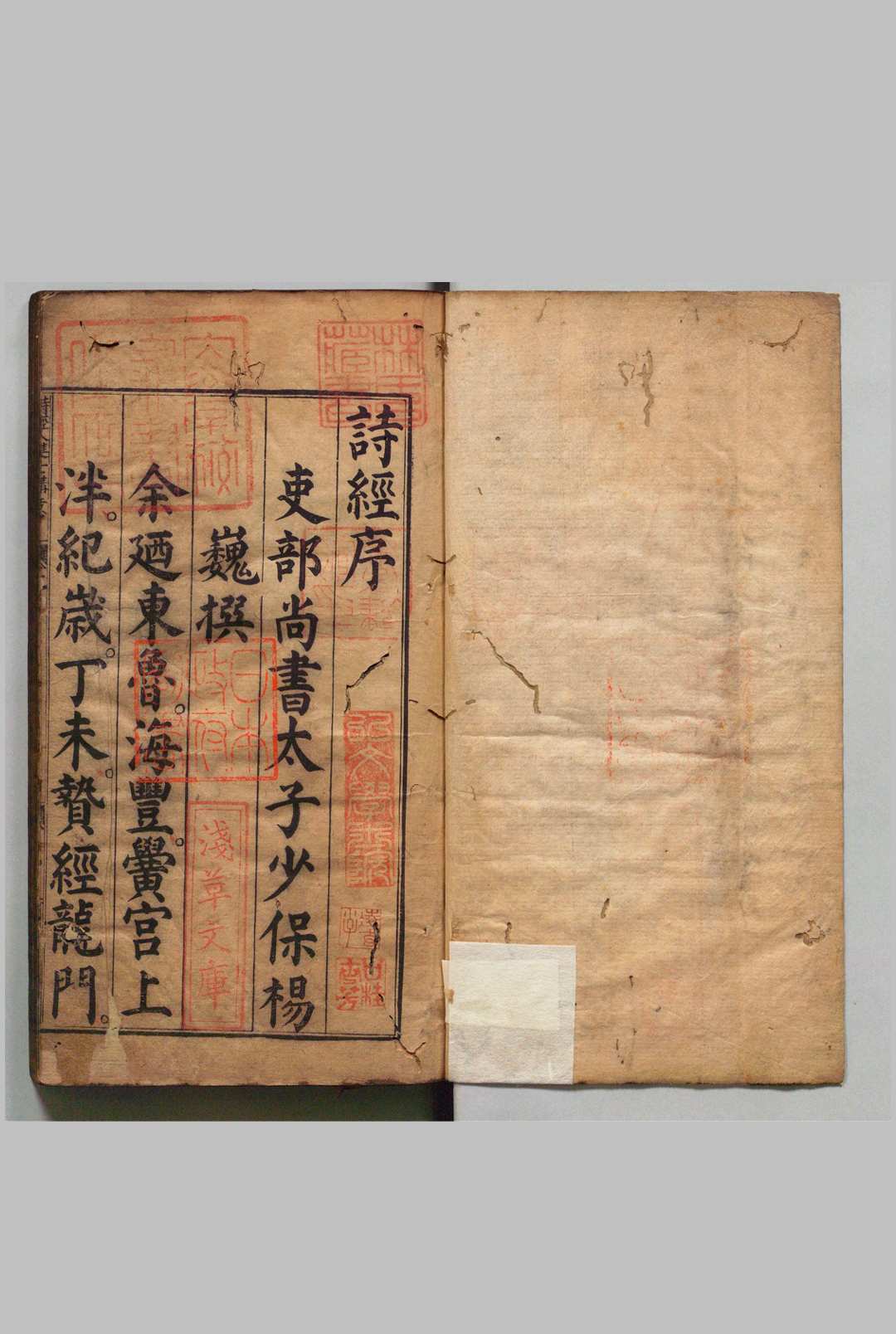 新刻诗经八进士释疑讲意 ８卷 张本（明）（唐）讲意 刊本（序刊） ,明万历间