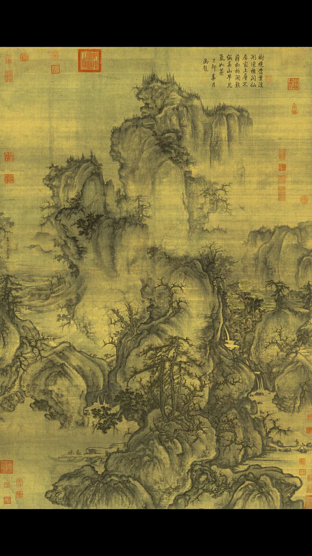 北宋 郭熙 早春图  绢本（原）158.3X108