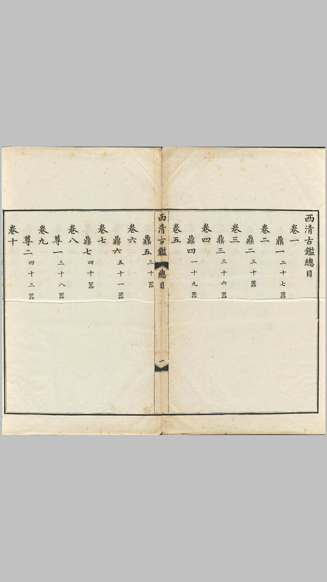 西清古鉴.四十卷.附钱录.十六卷