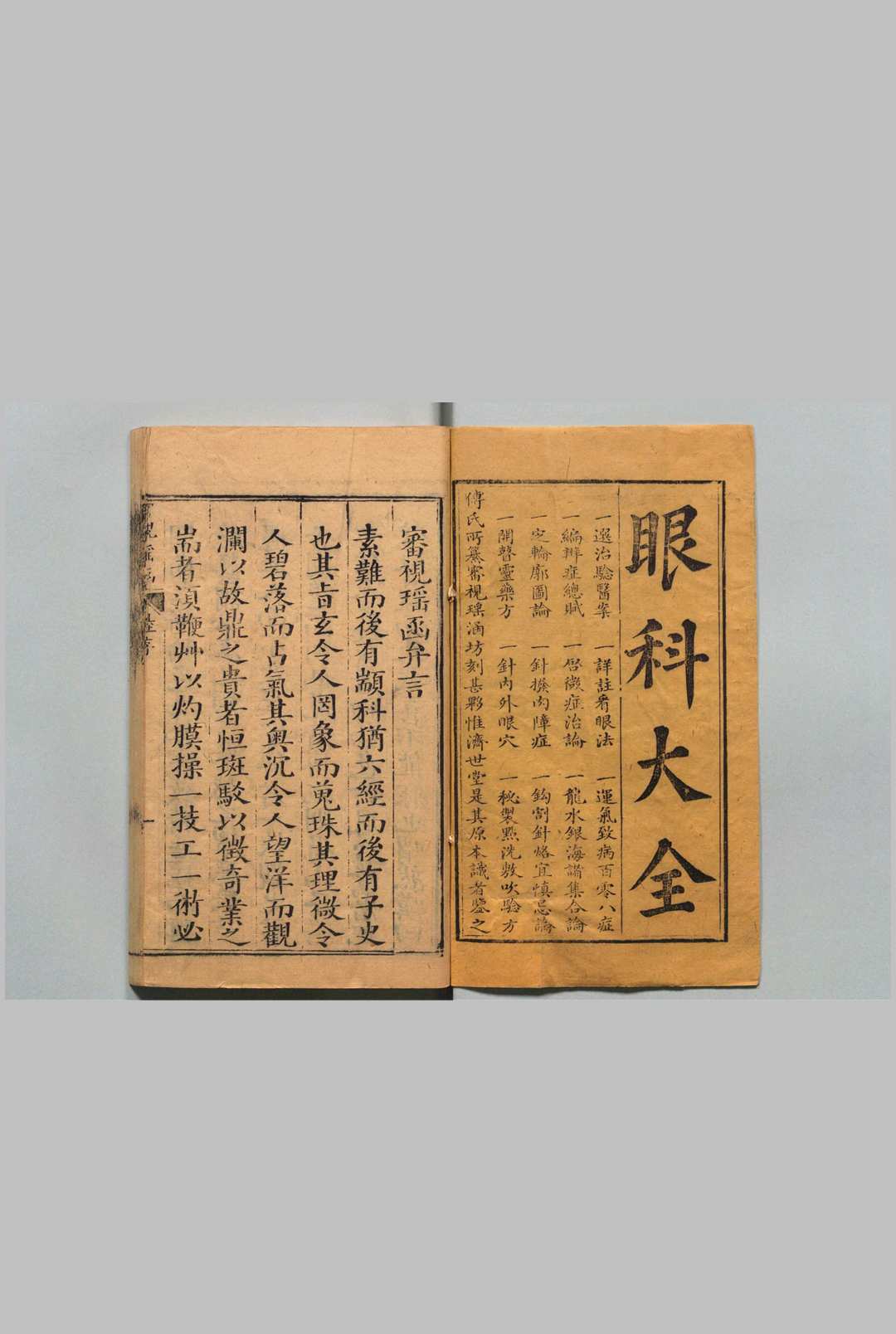 傅氏眼科审视瑶函 ６卷 首１卷 前贤医案１卷 傅仁宇 傅国栋 清刊本