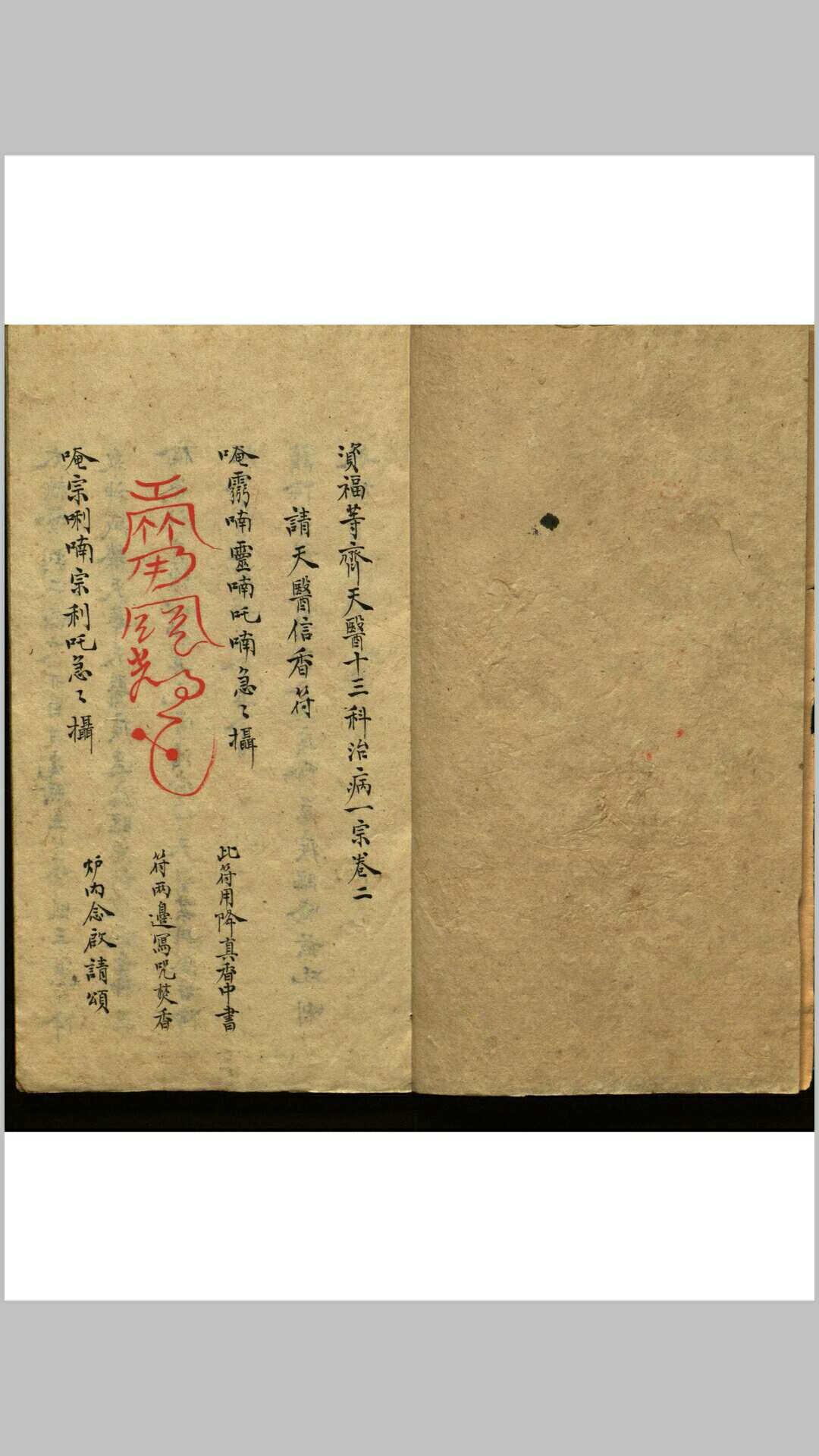 资福等齐天医十三科治病一宗