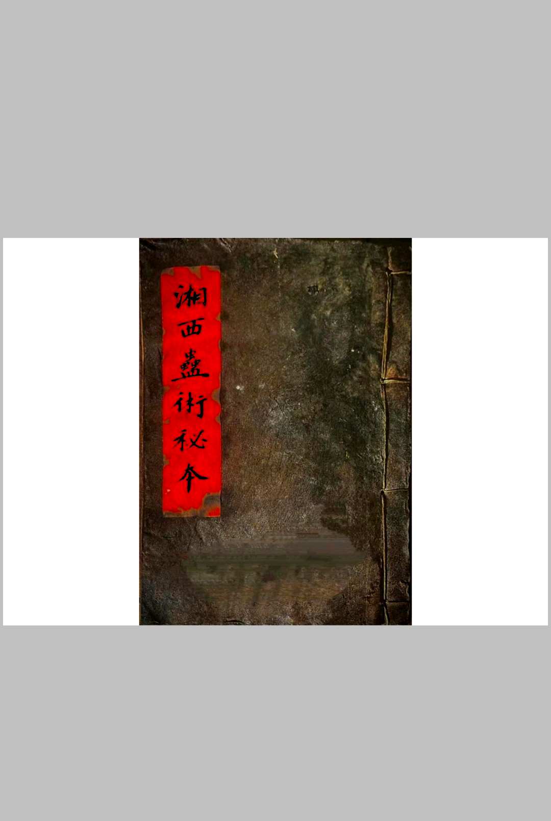 《湘西蛊术秘本 》