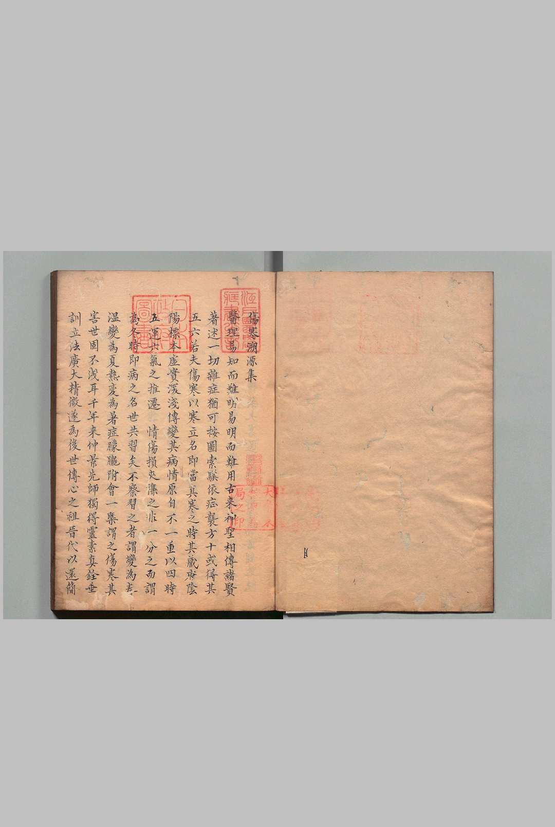 新纂伤寒溯源 ６卷 顾宪章（清）写本 ,天保13年 , 医学馆