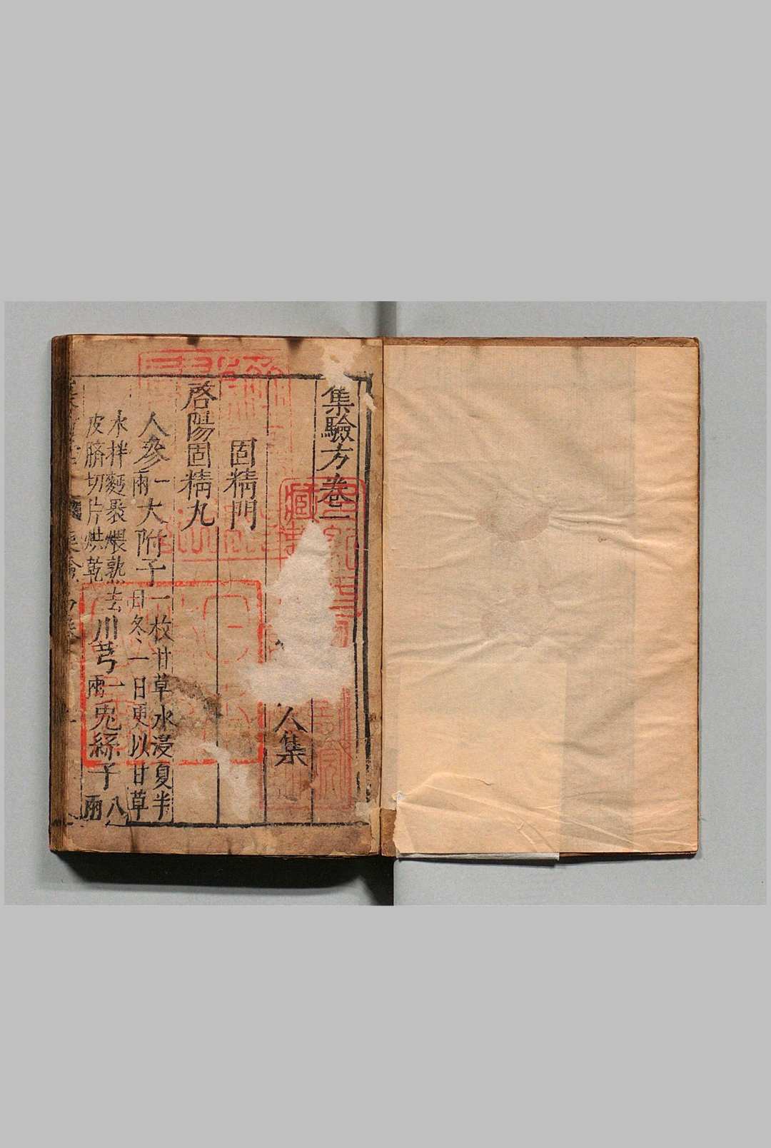 菉竹堂集验方 ６卷 罗浮山人 明刊本