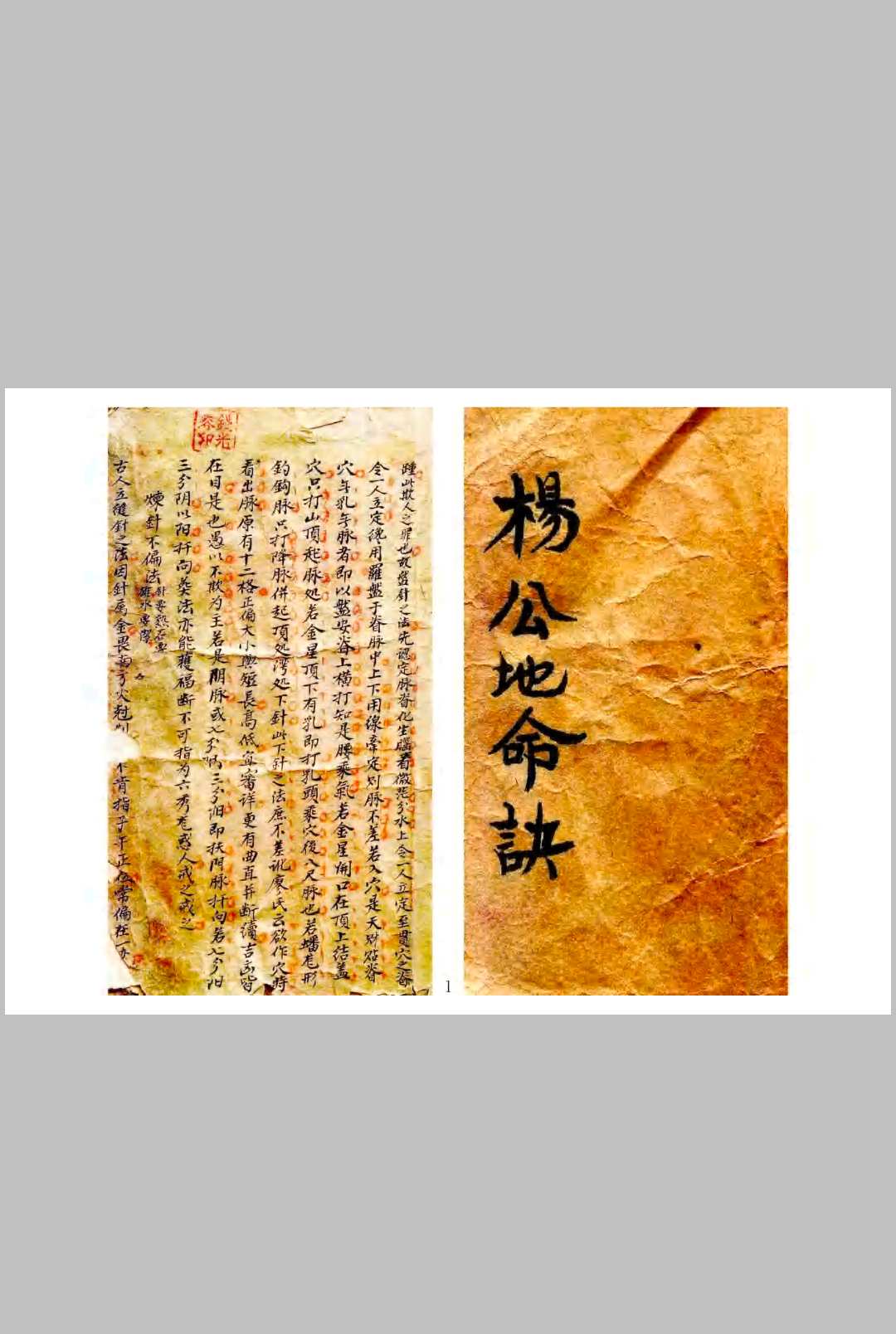 杨公地命诀