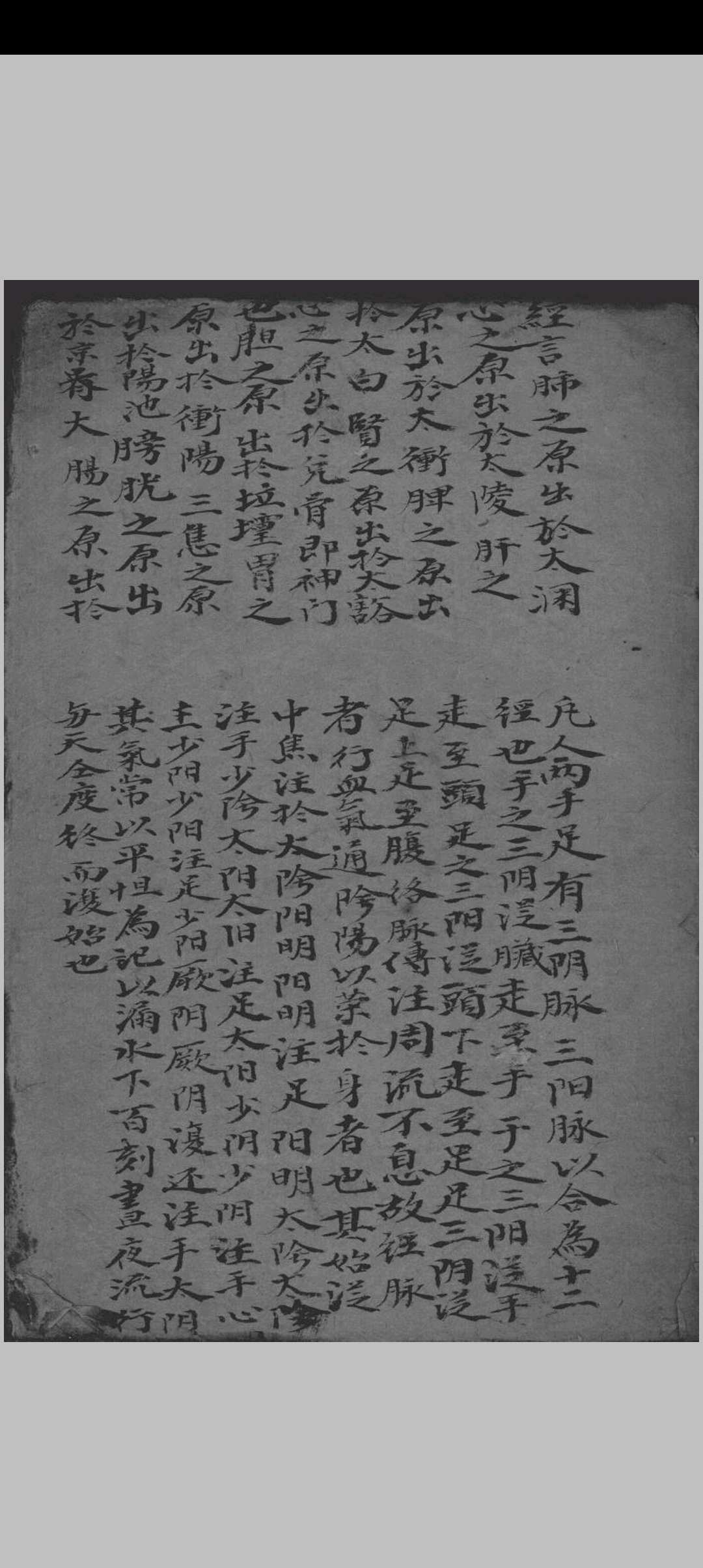 经穴抄本