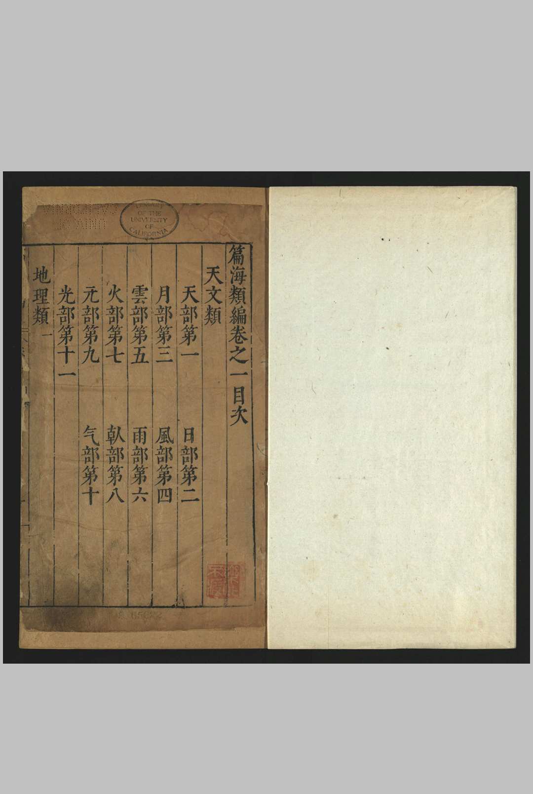 篇海类编 , 二十卷 宋濂, 1310-1381, 诠次. 明, between 1573 and 1644]