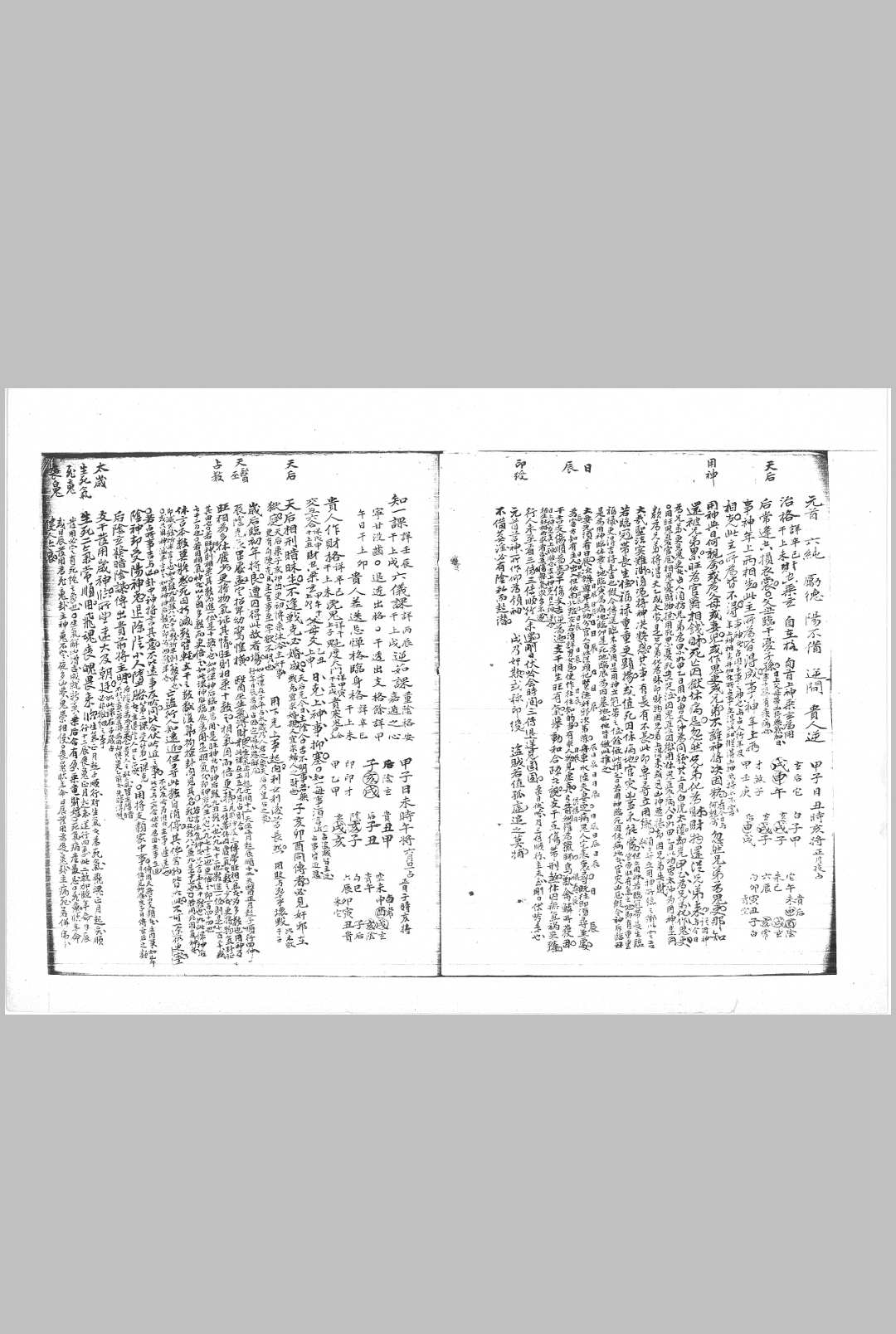 六壬汇览  抄本